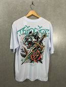 Camiseta Oversized Trip Side Old Panther Branca